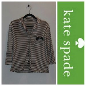 Kate Spade Striped Button Up